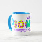 JW Pioneer Fun Bright Letters Wrap Around Mok (Voorkant links)