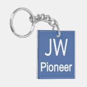 JW Pioneer Sleutelhanger (Voorkant Links)