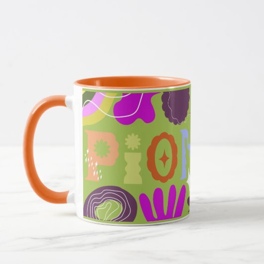 JW Pioneer Wavy Wrap Rond Groene Funky Mok (Links)