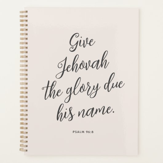 JW Planner, 2025 Année Texte des Témoins de Jéhova (Devant)