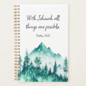 JW Planner, Mattheüs 19:26 | JW Gift Planner (Voorkant)