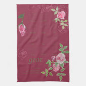 JW year text customize with calendar Theedoek (Verticaal)