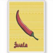 Jwala Chili Pepper Sticker (Voorkant)