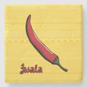 Jwala Chili Pepper Stone Onderzetter