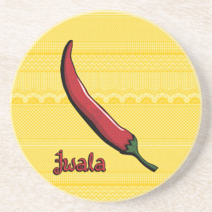 Jwala Chili Pepper Zandsteen Onderzetter