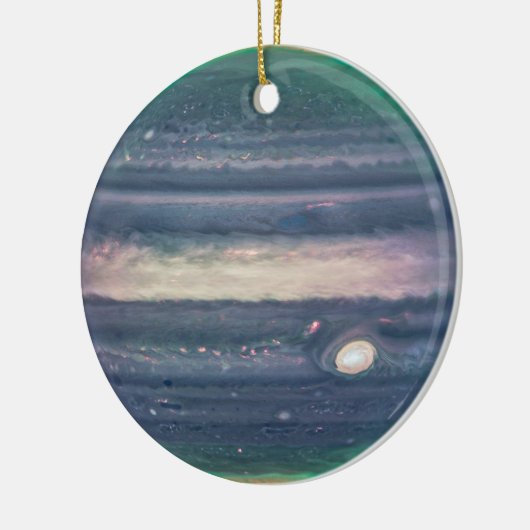 JWST-Afbeelding van Planet Jupiter in Infrarood Keramisch Ornament (Links)