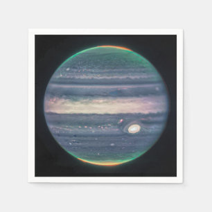 JWST-Afbeelding van Planet Jupiter in Infrarood Servet