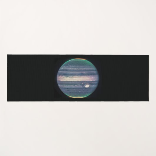 JWST-Afbeelding van Planet Jupiter in Infrarood Yogamat (Voorkant (horizontaal))