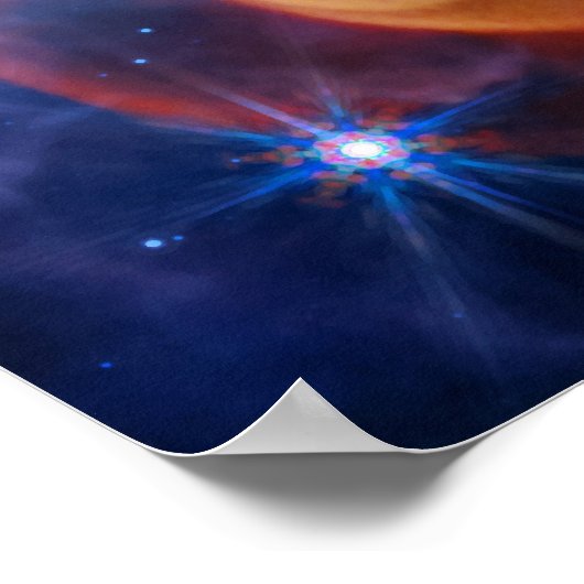 JWST Dust Around Wolf-Rayet Stars Apep System Poster (Hoek)