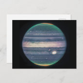 JWST Image de Planet Jupiter dans une carte postal (Devant / Derrière)