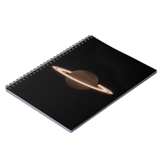 JWST James Webb Ruimtetelescoop Saturn Infrared Notitieboek (Linkerzijde)