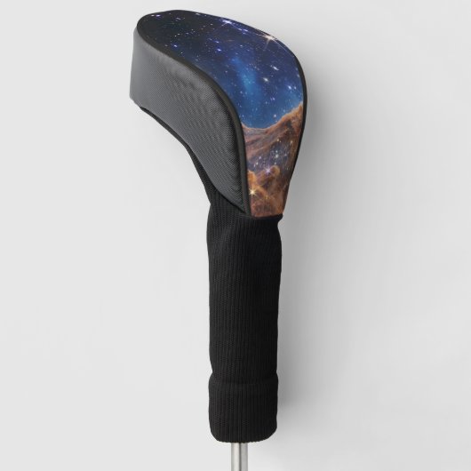 JWST James Webb Space Telescope Cosmic Cliffs Golfheadcover (Schuin)