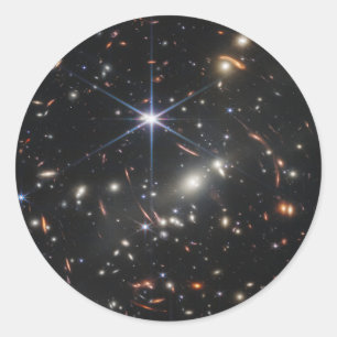 JWST James Webb Space Telescope First Afbeelding Ronde Sticker
