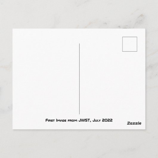 JWST James Webb Space Telescope First Afbeeldingen Briefkaart (Achterkant)
