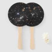 JWST James Webb Space Telescope First Afbeeldingen Handwaaier (Voorkant en achterkant)