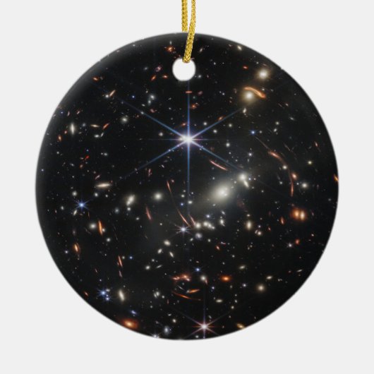 JWST James Webb Space Telescope First Afbeeldingen Keramisch Ornament (Voorkant)