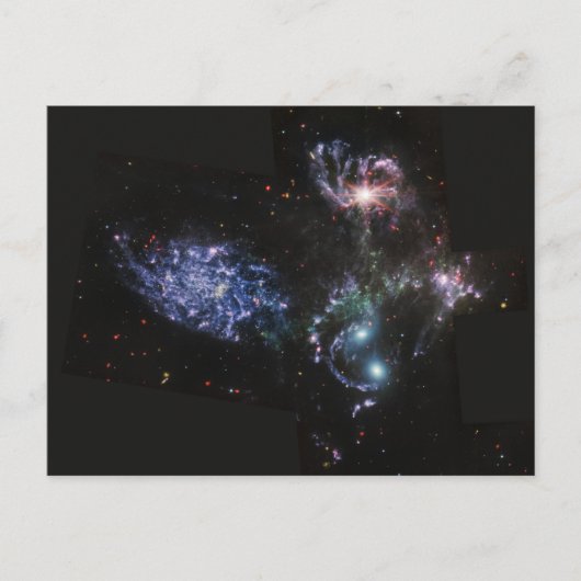 JWST James Webb Space Telescope Stephan's Quintet Briefkaart (Voorkant)