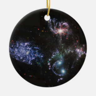 JWST James Webb Space Telescope Stephan's Quintet Keramisch Ornament