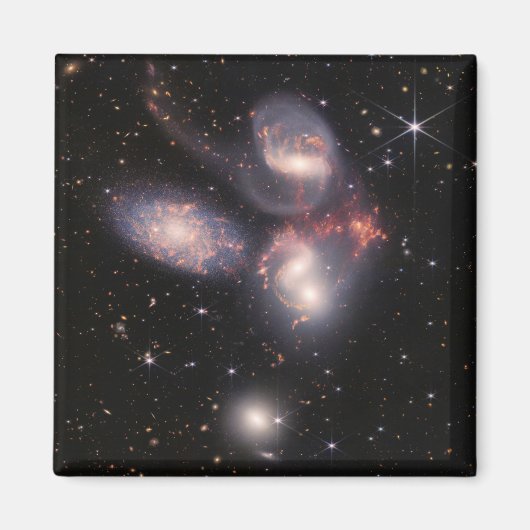 JWST James Webb Space Telescope Stephan's Quintet Magneet (Voorkant)