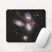 JWST James Webb Space Telescope Stephan's Quintet Muismat (Met muis)