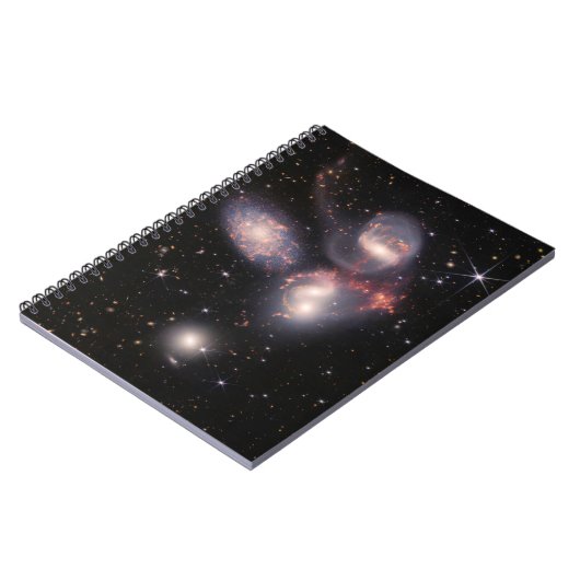 JWST James Webb Space Telescope Stephan's Quintet Notitieboek (Linkerzijde)