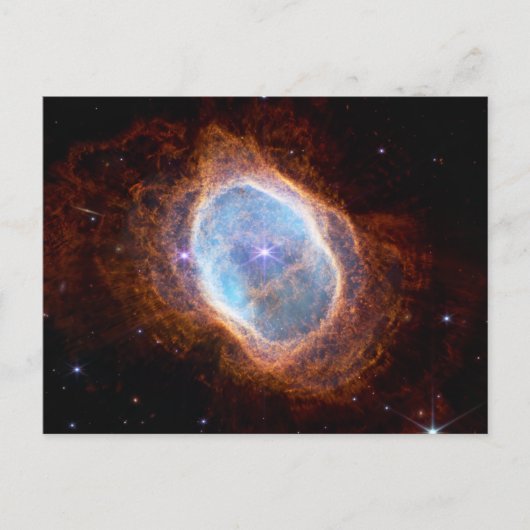JWST James Webb Telescope Southern Ring Nebula Briefkaart (Voorkant)