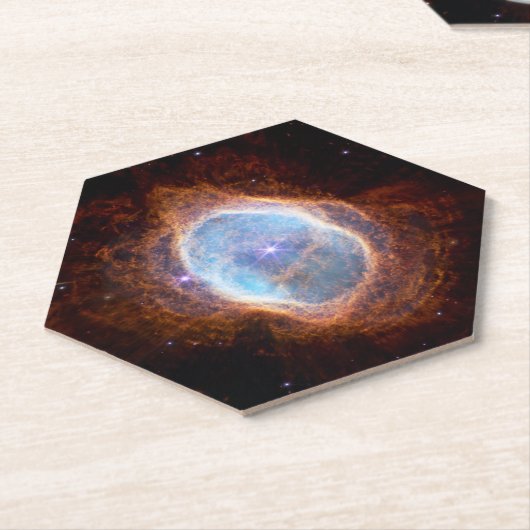 JWST James Webb Telescope Southern Ring Nebula Kartonnen Onderzetters (Schuin)