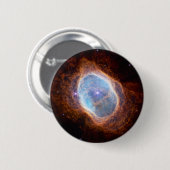 JWST James Webb Telescope Southern Ring Nebula Ronde Button 5,7 Cm (Voorkant /achterkant)