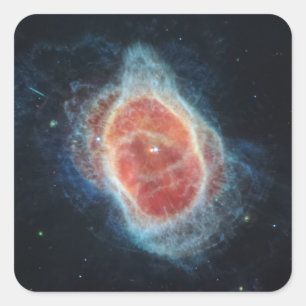 JWST James Webb Telescope Southern Ring Nebula Vierkante Sticker