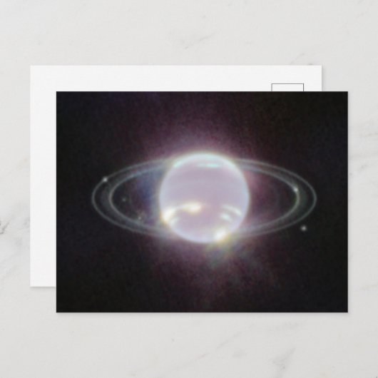 JWST-ringen van Planet Neptune Briefkaart (Voorkant / Achterkant)