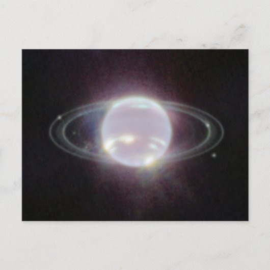 JWST-ringen van Planet Neptune Briefkaart (Voorkant)