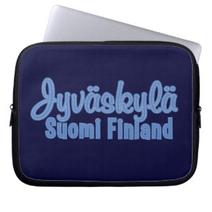 JYVÄSKYLÄ Finland, aangepaste laptophoes Laptop Sleeve
