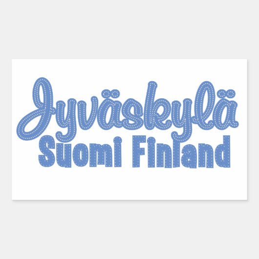 JYVÄSKYLÄ Finland stickers (Voorkant)