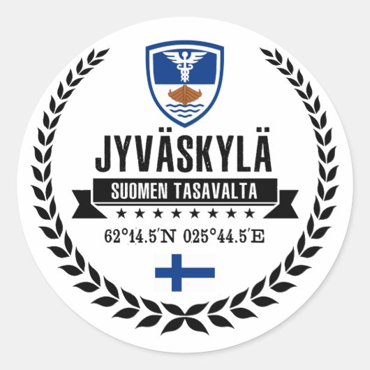 Jyväskylä Ronde Sticker (Voorkant)