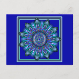 K111 Blauwe barst Briefkaart