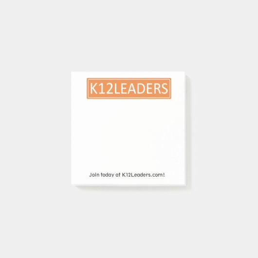 K12Leaders Post-it ! (Devant)