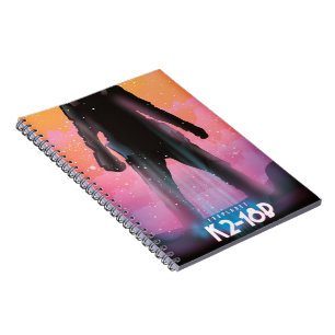 K2-18b exoplanet space art. notitieboek