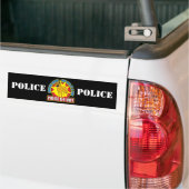 K9 Belgisch Malinois Bite Bumpersticker (Op Truck)