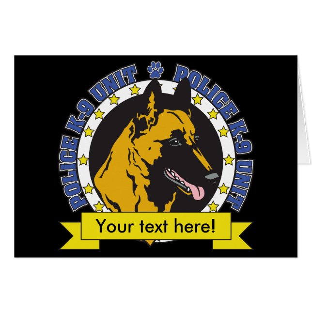 K9 Belgische Malinois (Voorkant Horizontaal)