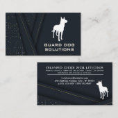 K9 | dierenopleiding | Wave Abstracte achtergrond  Visitekaartje (Voorkant / Achterkant)
