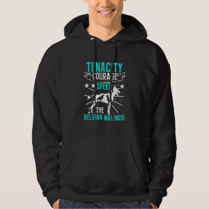K9 Eenheid Belgische Malinois Courage politie Trai Hoodie