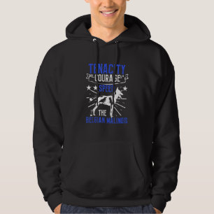 K9 Eenheid Belgische Malinois Courage politie Trai Hoodie