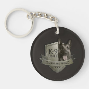 K9 Eenheid - Malinois - Belgisch herder Sleutelhanger