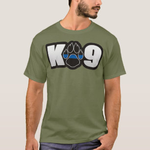 K9 Functionaris van de officier van politie "Thin T-shirt