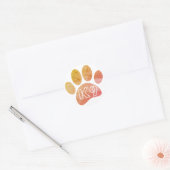 K9 Hondenliefhebbers Ronde Sticker (Envelop)