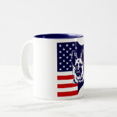 K9 Mug de café de la police américaine (Devant gauche)