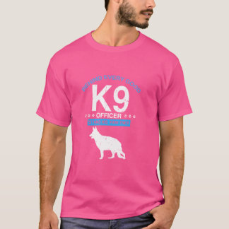 K9 Police Officer Design voor K9 Thin Blue Line T-shirt