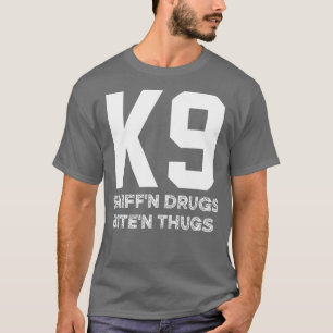 K9 Politie Dog Handler Malinois German Sheperd K9 T-shirt