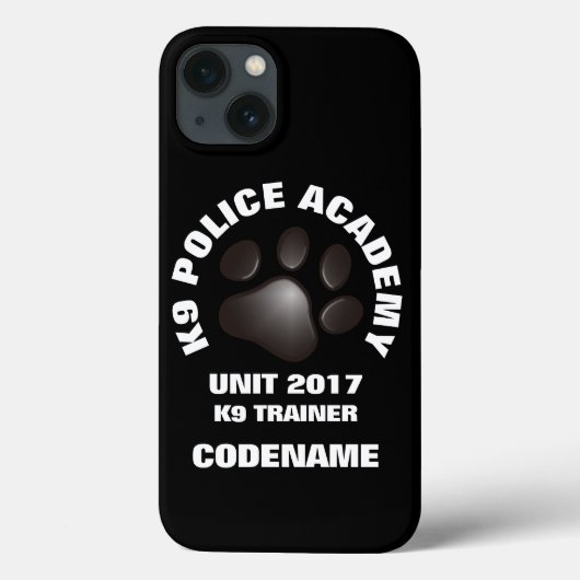K9 POLITIEACADEMIE Case-Mate iPhone CASE (Achterkant)