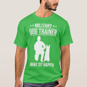 K9 Politieagent Militaire hond Trainer I T-shirt
